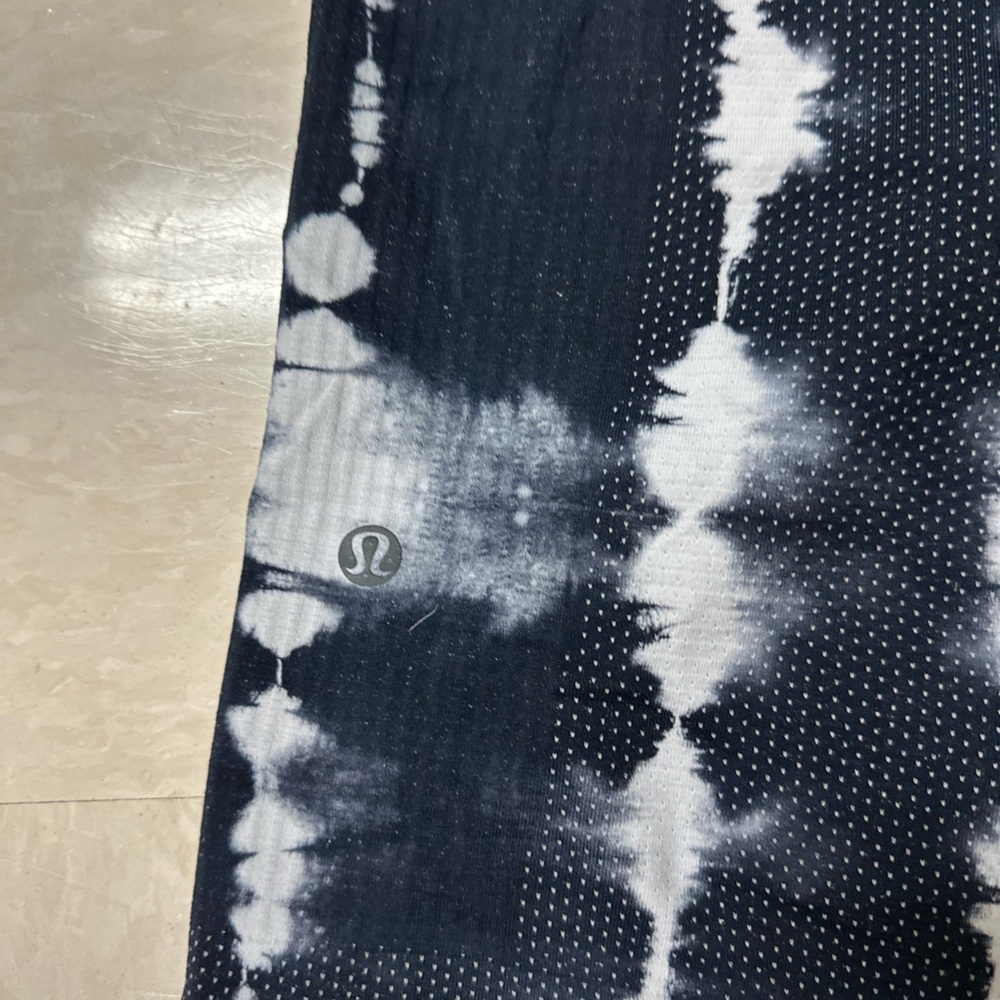 Lululemon Metal Vent Tech Long Sleeve Shirt 2.0 Shibori Dye Classic Navy Large - Picture 5 of 6